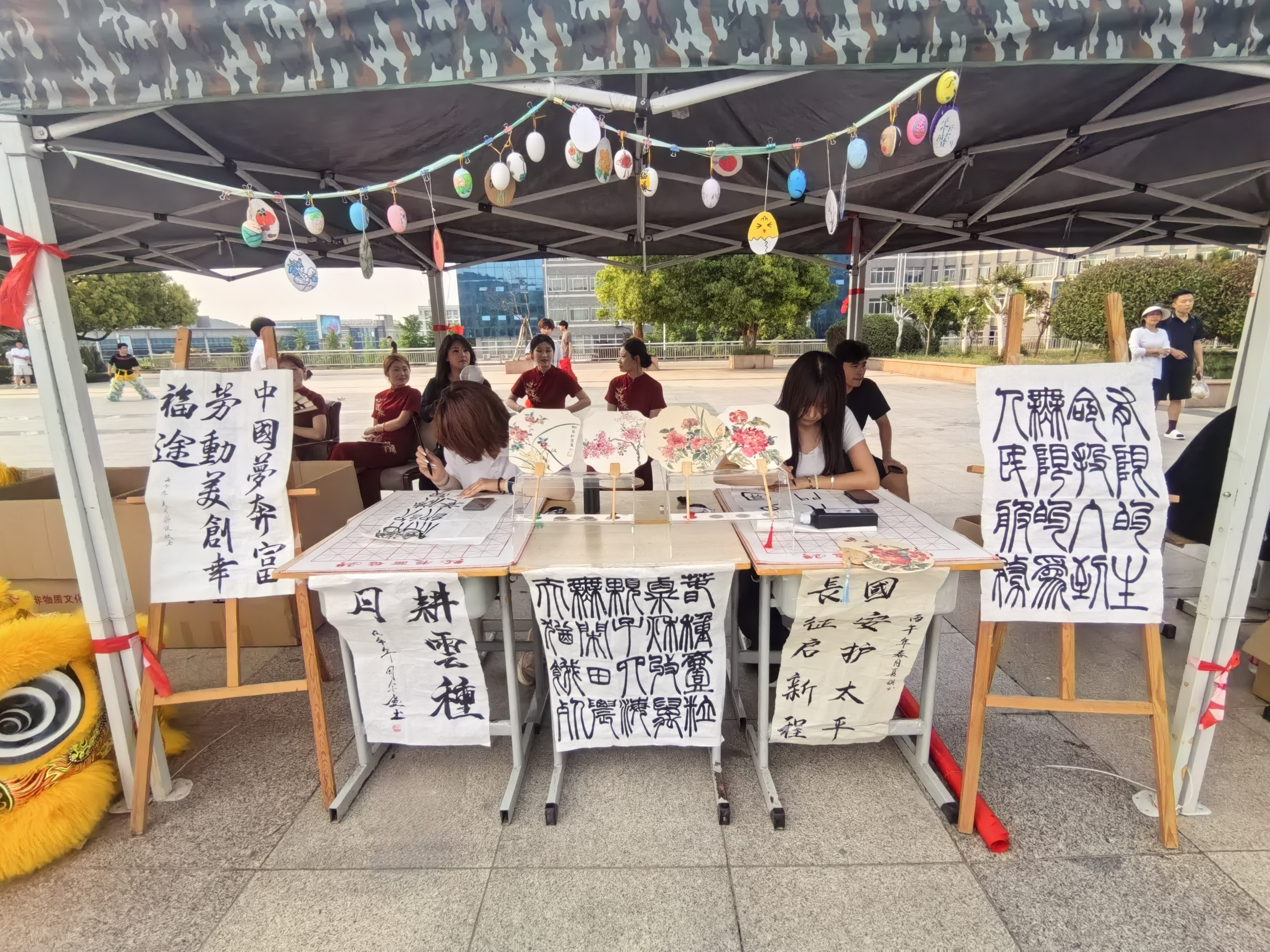 农学系翰墨轩书画社开展社团风采展示活动